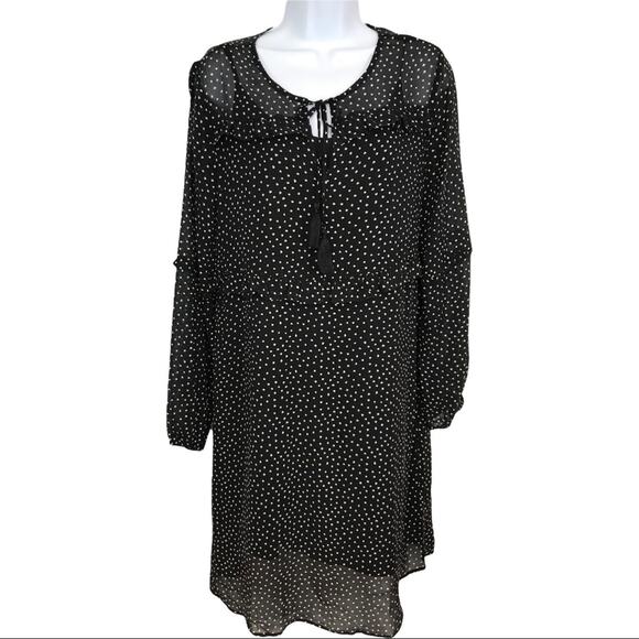 Garnet Hill Silk Dress Ruffle-Bodice Boho Peasant Sz XS oversized flowy - Picture 3 of 12